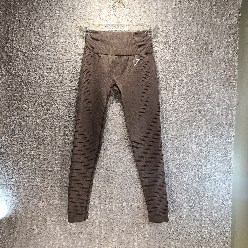 Gymshark Vital Seamless Leggings Brown Size XS Nylon